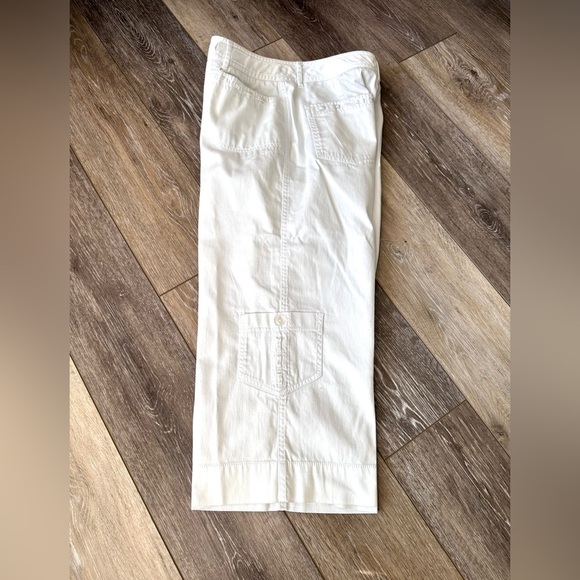 🛍️ Larry Levine 97% Cotton 3% Spandex comfy Capri. - Picture 2 of 8